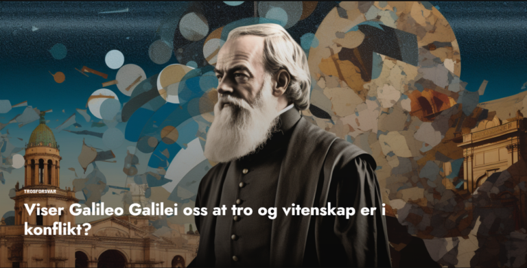 Galileo Galilei, kristen vitenskapsmann.