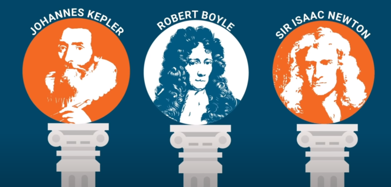 Kristne vitenskapsfolk som Johannes Kepler, Robert Boyle og Sir Isaac Newton la grunnlaget for moderne vitenskap.