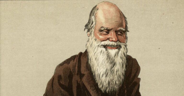 Charles Darwin sin evolusjonsteori og påstanden om 