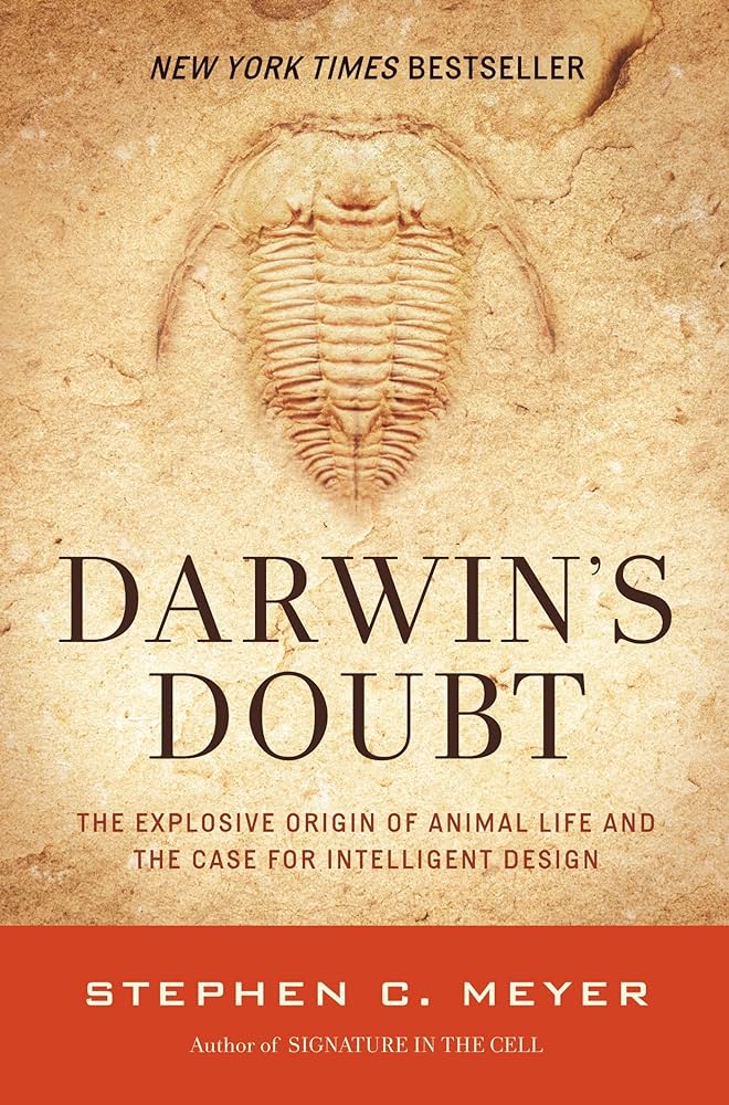 Darwin's Doubt er skrevet av Stephen C. Meyer og undersøker blant annet den kambriske eksplosjonen, som er et stort forklaringsproblem for Darwins teori.
